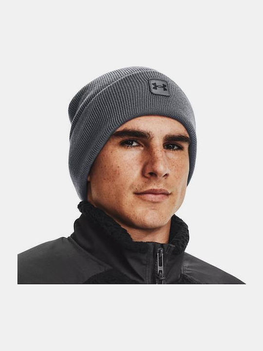 Halftime Beanie Beanie Knitted in Gray color