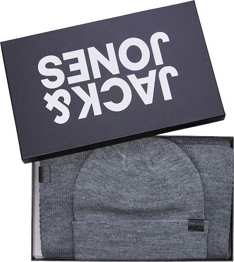 Männer Set mit Beanie in Gray Farbe