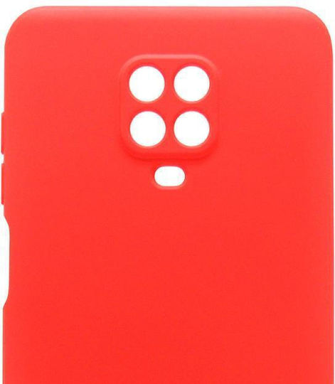 iNOS Liquid Back Cover Σιλικόνης Κόκκινο (Redmi Note 9S / 9 Pro / 9 Pro Max)