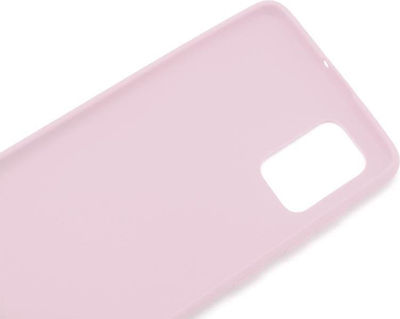 iNOS Soft Silicone Back Cover Pink (Galaxy A71)