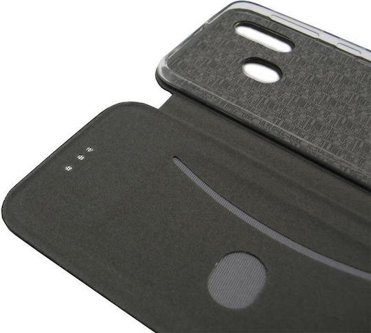 iNOS Curved M-Folio Book Δερματίνης Μαύρο (Galaxy A20e)