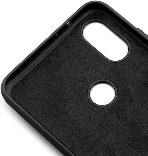 iNOS Liquid Back Cover Silicone Black (Redmi Note 6 Pro)