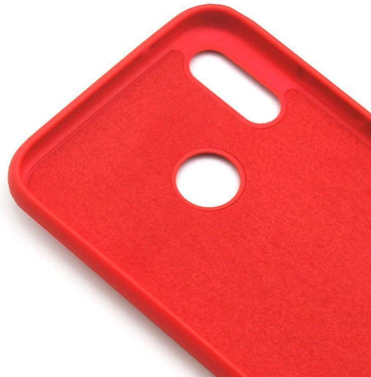 iNOS Liquid Silicon Back Cover Σιλικόνης Κόκκινο (Huawei P20 Lite)