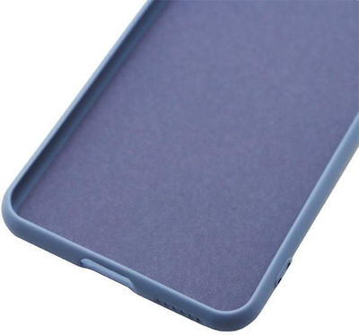 iNOS Liquid Silicone Back Cover Blue / Gray (Mi 11 Lite / 11 Lite 5G / 11 Lite 5G NE)