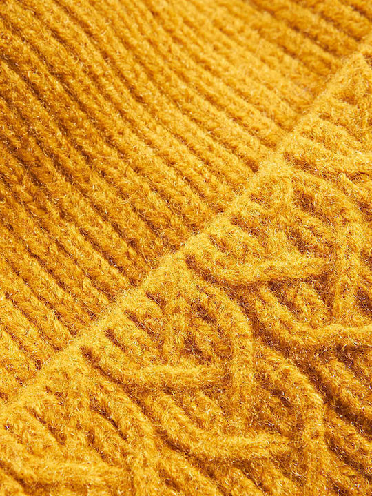 Verde 12-0322 Beanie Cap Yellow