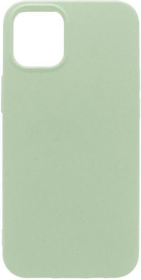 iNOS L-Cover Silicone Back Cover Oil Green (iPhone 12 / 12 Pro)