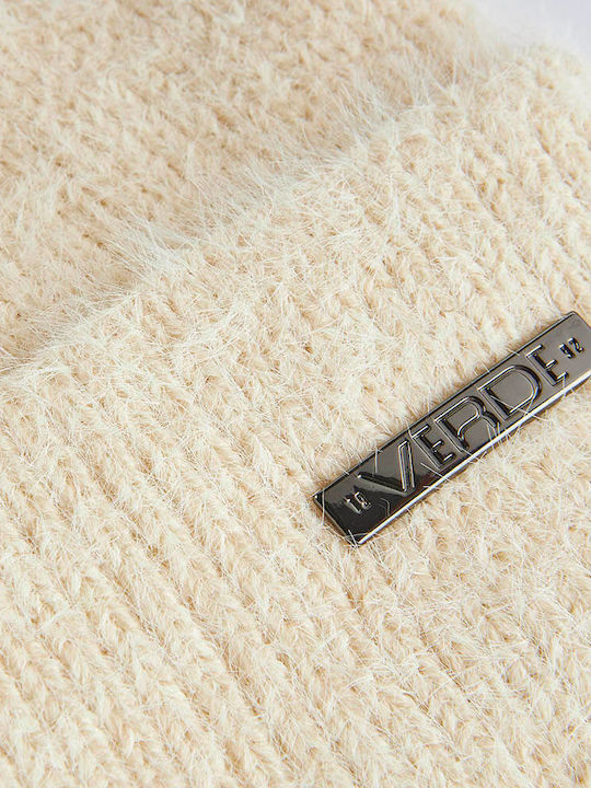 Verde 12-0317 Beanie Cap White