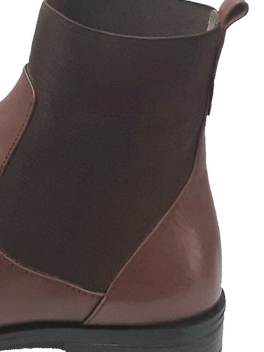 Damen Stiefeletten Act - Kamel Leder 121