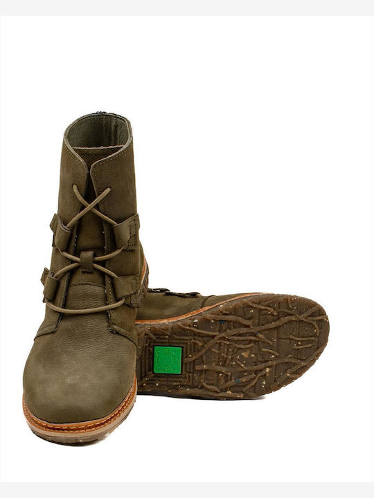 Damen Lederstiefel EL NATURALISTA PLEASANT N5470 FOREST_ANGKOR GREEN