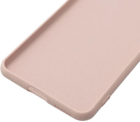 iNOS Liquid Umschlag Rückseite Silikon Rosa (Lachs)