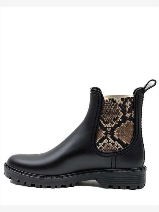 Women's Boots VERBENAS GAUDI MATE ANIMAL PRINT 5760020598 NEGRO_SERPIENTE BLACK