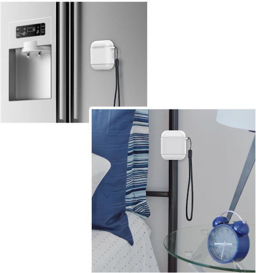 AHAstyle PodFit PT09 Holder in White color for Apple AirPods 1 / AirPods 2