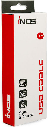 iNOS USB-C to Lightning Cable Λευκό 2m