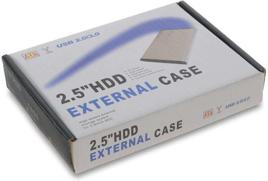 Case for Hard Drive 2.5" SATA III with Connection USB 2.0 Blue