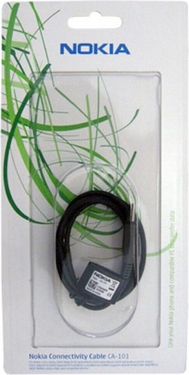 Nokia Data Cable Non Original Regular USB 2.0 to micro USB Cable Μαύρο 1m CA-101 1τμχ