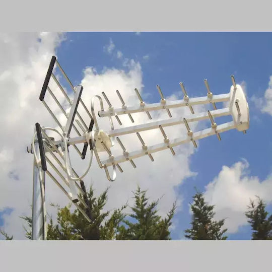 Mistral 001328 100-011-842 Outdoor TV Antenna (Does not Require Power Supply) Silver