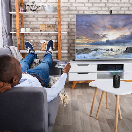 HP MP250 Mini 3D Beamer DLP Lichtquelle LED mit Wi-Fi (Eingebaut) und Eingebauten Lautsprechern