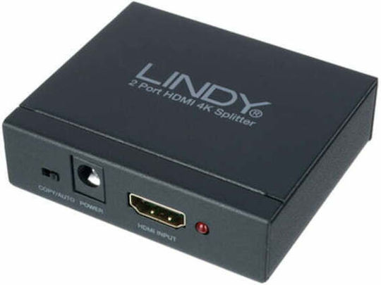 Lindy 38158 UHD 1 input/2 outputs HDMI Splitter 38158