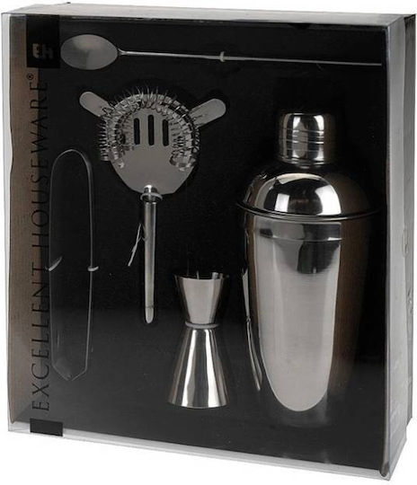 Excellent Houseware Σετ Cocktail από Ανοξείδωτο Ατσάλι 5τμχ A12401450