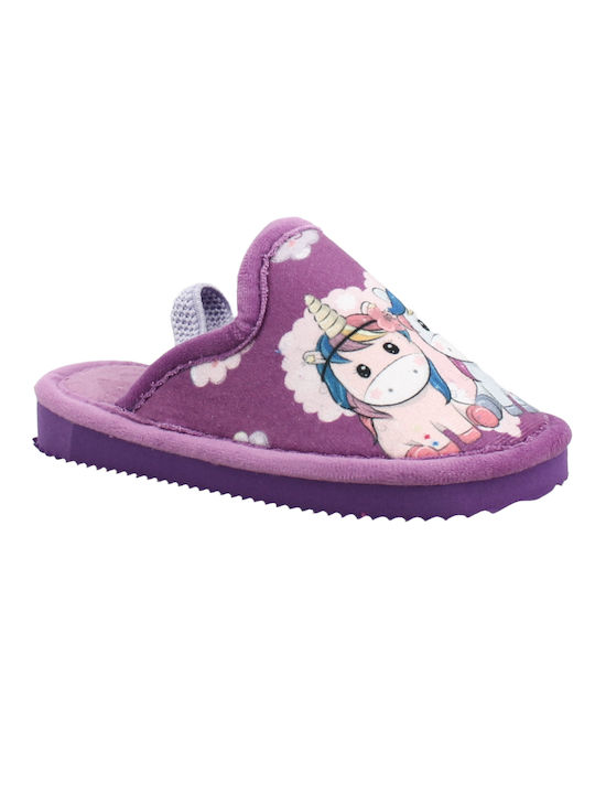 IQ Shoes Kids Slippers Lilac 1831-2092 18.31-2092