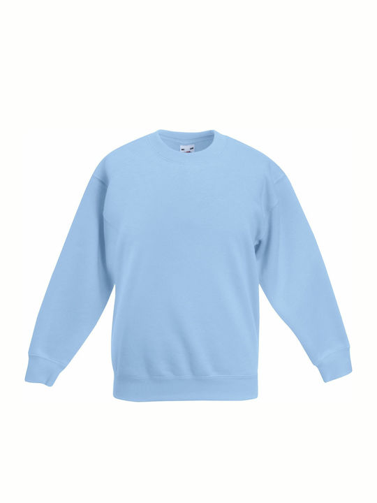 Fruit of the Loom Детски Суичър Светлосин Classic