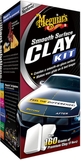 Meguiar's Smooth Surface Clay Kit Σετ Κερώματος Αυτοκινήτου 180gr