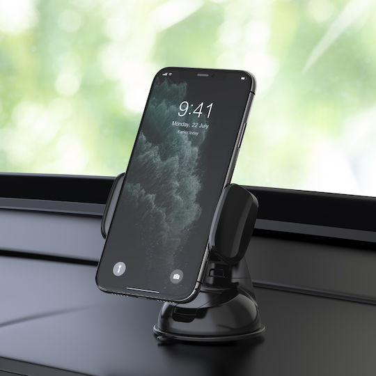Devia V2 Black Car Mobile Mount with Adjustable Hooks Black
