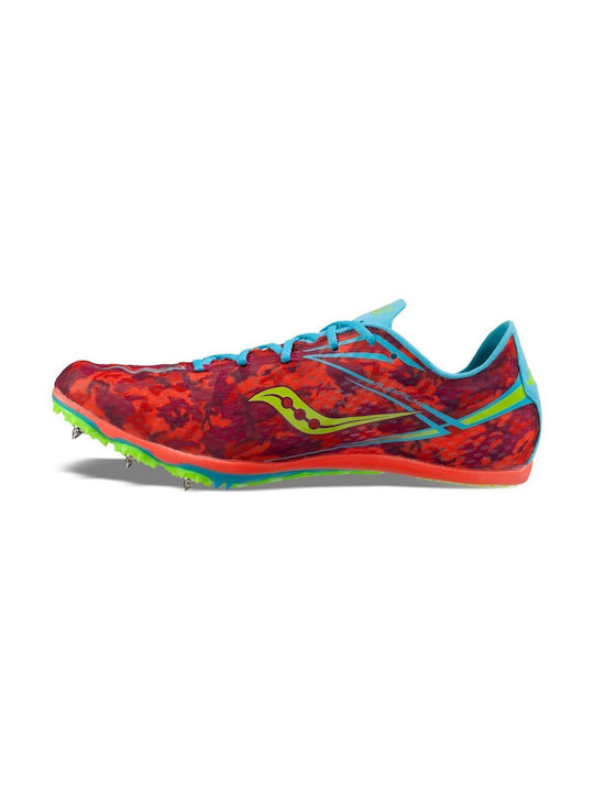 Saucony Ballista Γυναικεία Spikes Κόκκινα