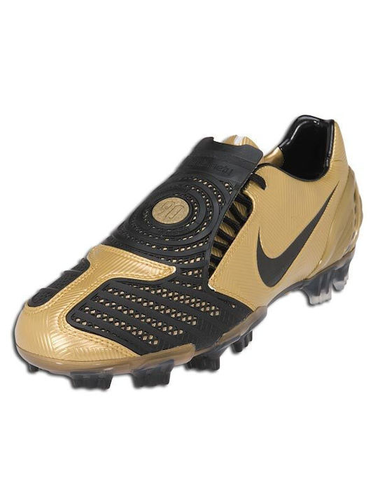 Nike Total90 Strike II Low Football Shoes FG with Cleats Gray