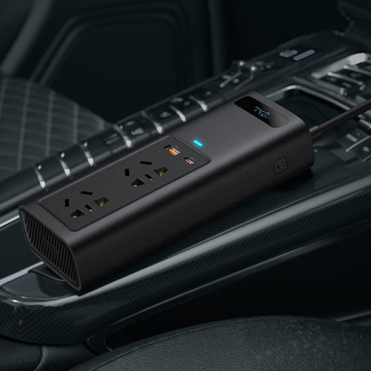 Baseus Car Inverter 150W for 12V DC with 2xUSB