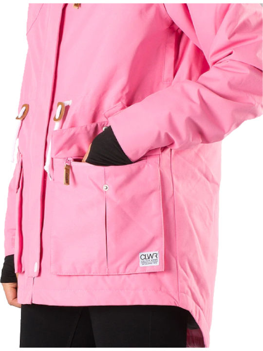 Wearcolour UP Street 273435085 Γυναικείο Μπουφάν για Σκι & Snowboard Bubblegum