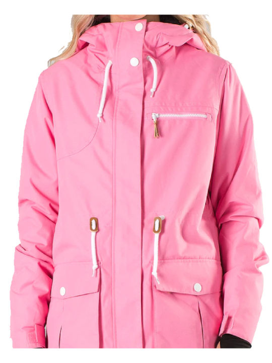 Wearcolour UP Street 273435085 Γυναικείο Μπουφάν για Σκι & Snowboard Bubblegum