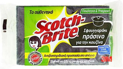 Scotch Brite Antibacterial Large Σφουγγάρι Πιάτων Πράσινο