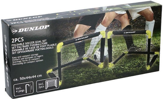 Dunlop 2 Pieces 55cm x 44cm x 44cm Football Goals Set 2 Pieces