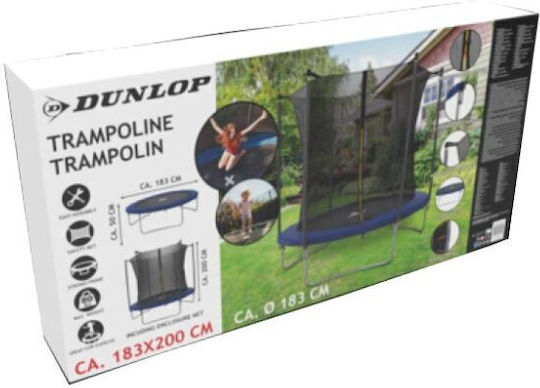 Dunlop Outdoor Trampoline 183cm with Net