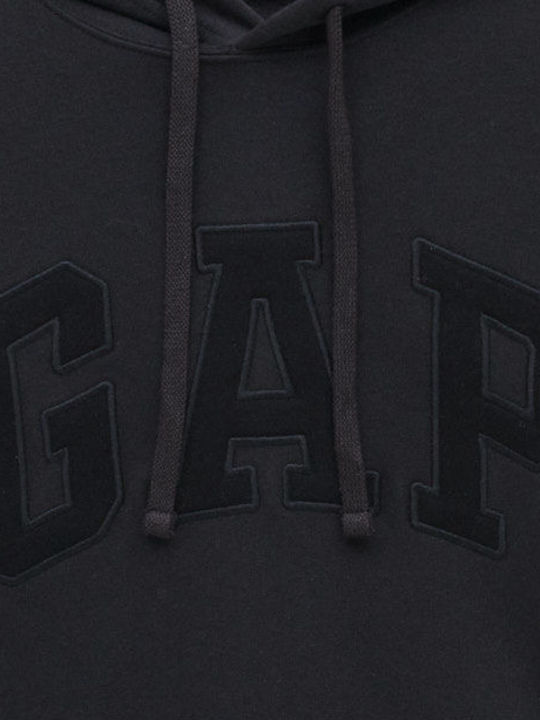 Sweatshirt mit Kapuze Schwarz