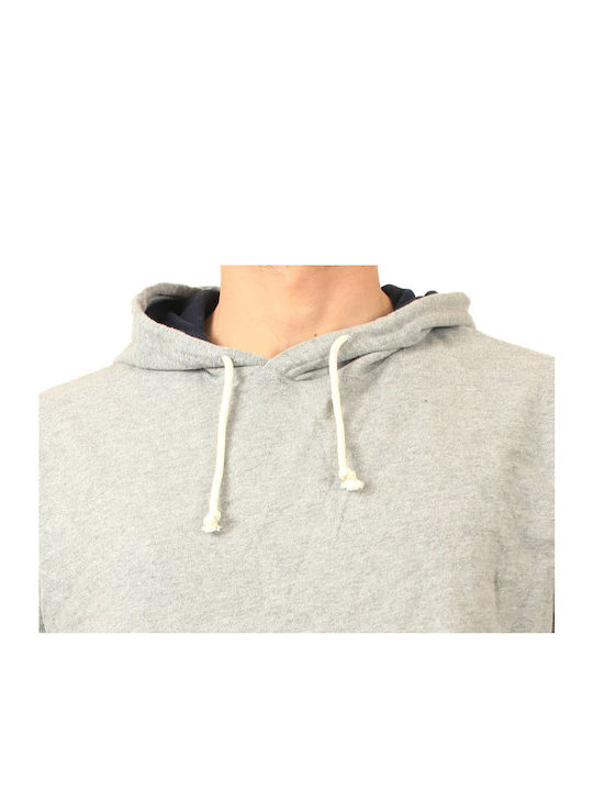 Abercrombie & Fitch Men's Sweatshirt with Hood and Pockets Gray