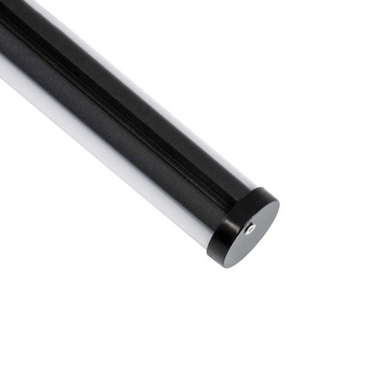 GloboStar Profil De Aluminiu Suspendat Pentru Bandă LED Rotundă Cu Acoperire Opal 300cm