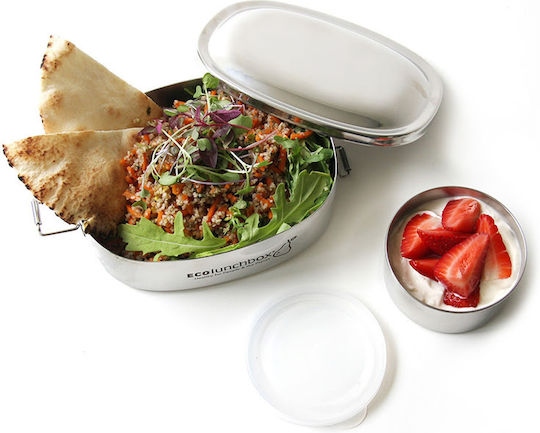 Ecolunchbox Inox Lunch Box Silver 2pcs