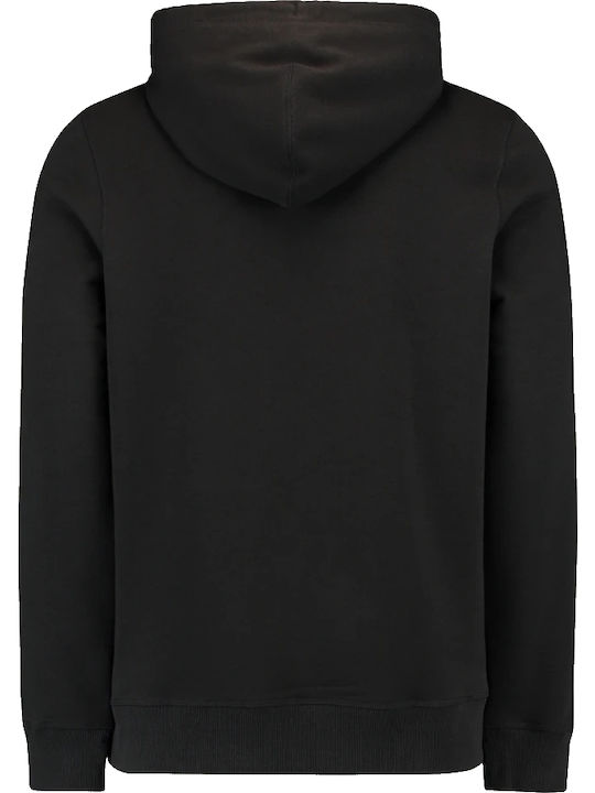 Men's Sweatshirt with Hood & Pockets Black