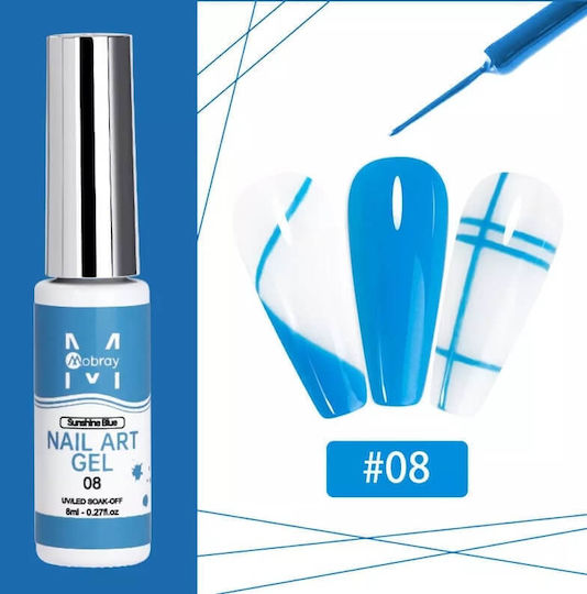 Nail Art Gel Νυχιών Πολύχρωμο