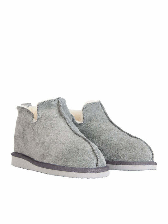Closed Women's Slippers Gray