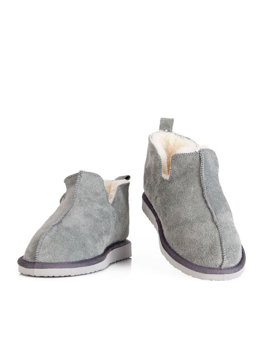 Closed Women's Slippers Gray