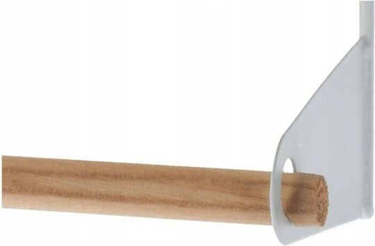 Zaros Raft Metalic De Perete 32x10.5x29cm Alb