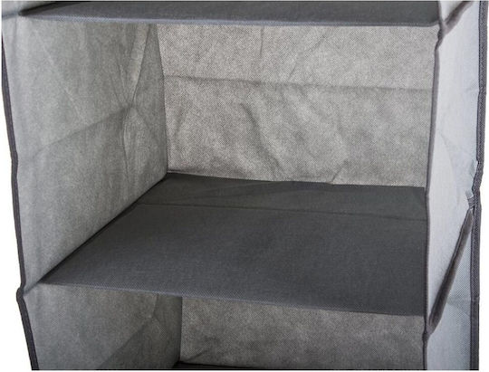 Fabric Hanging Storage Case For Clothes in Gray Color 30x30x50cm 1pcs