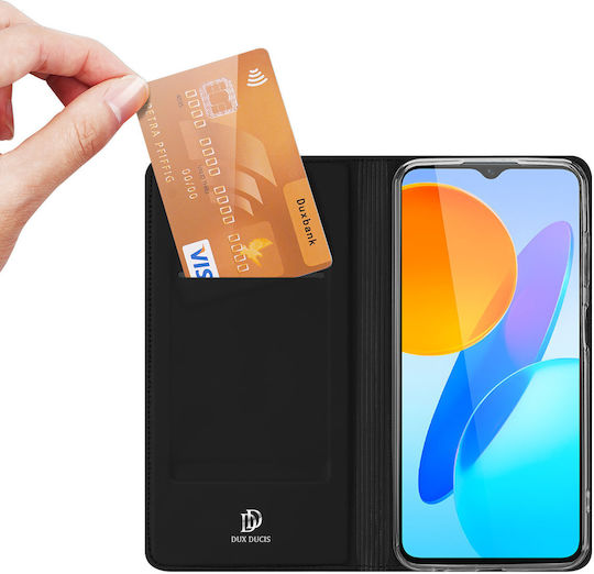 Dux Ducis Skin Pro Wallet Δερματίνης Μαύρο (Honor X8)