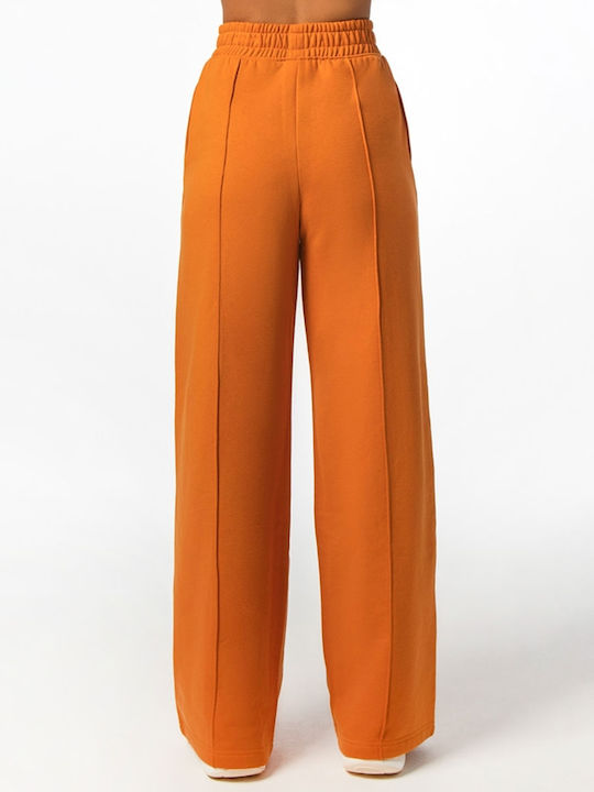 Be:Nation Women's High Waist Sweatpants Orange