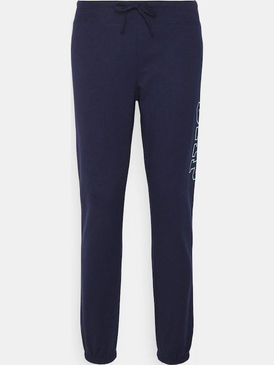 High Waist Sweatpants Jogger Navy Blue