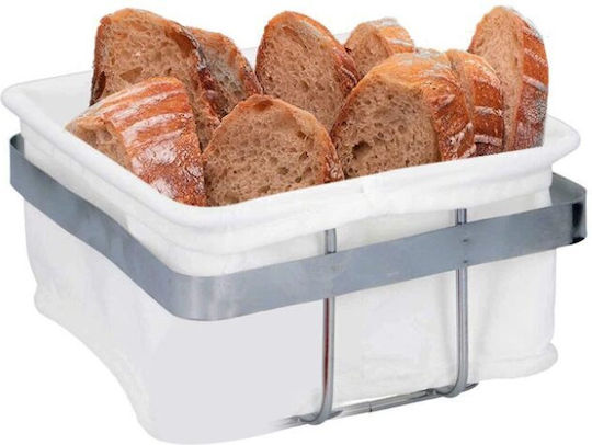 Alpina Appliances Bread Basket Fabric White 20x20x12cm