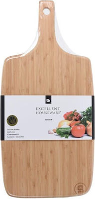 Excellent Houseware Rectangular Bamboo Chopping Board Beige 58x28cm